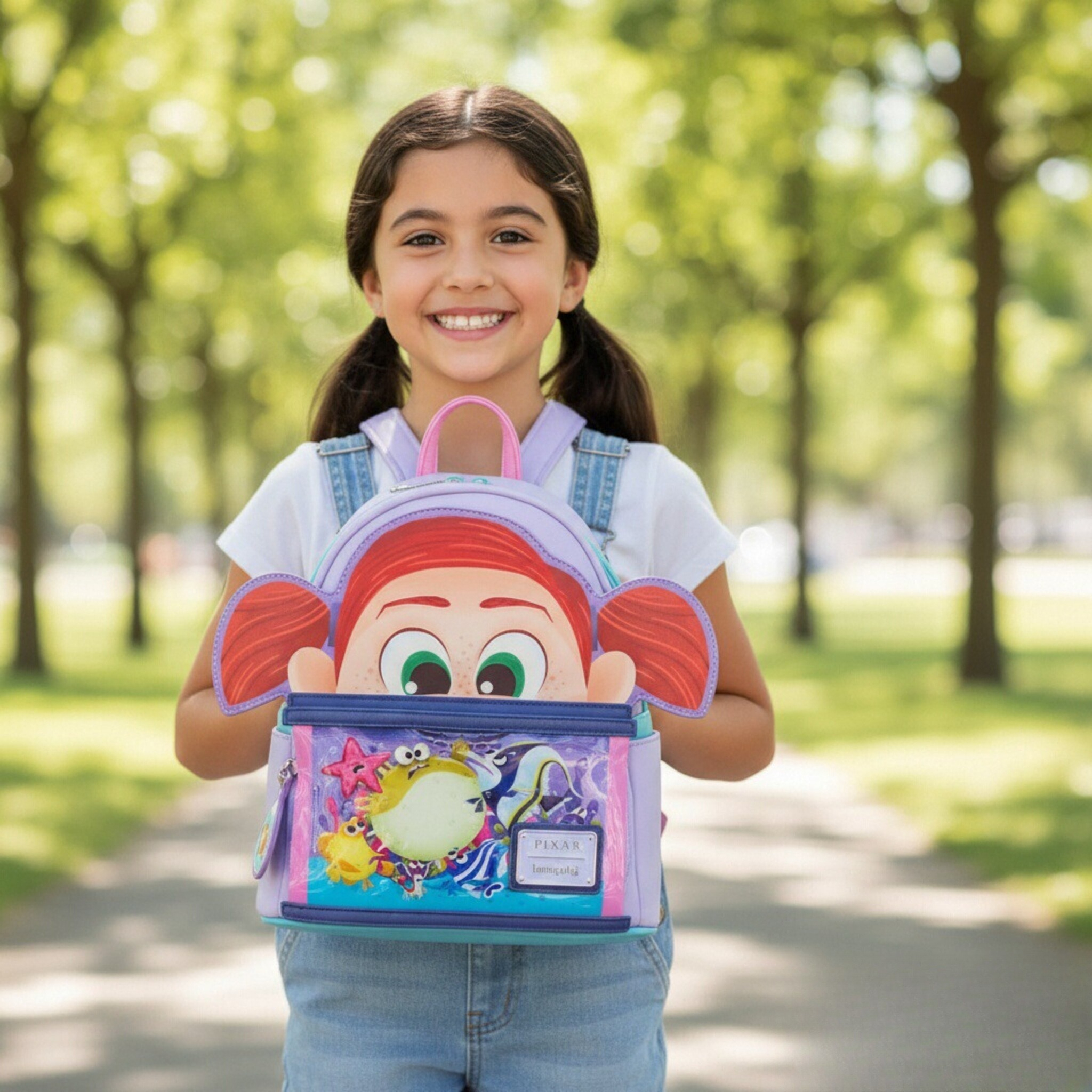 Fashion Backpack Women - Moments Finding Nemo Darla Fish Tank