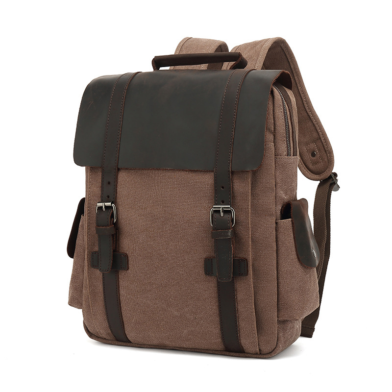 New Fashion Backpack Leather C - Rucksack Military Style avis et prix