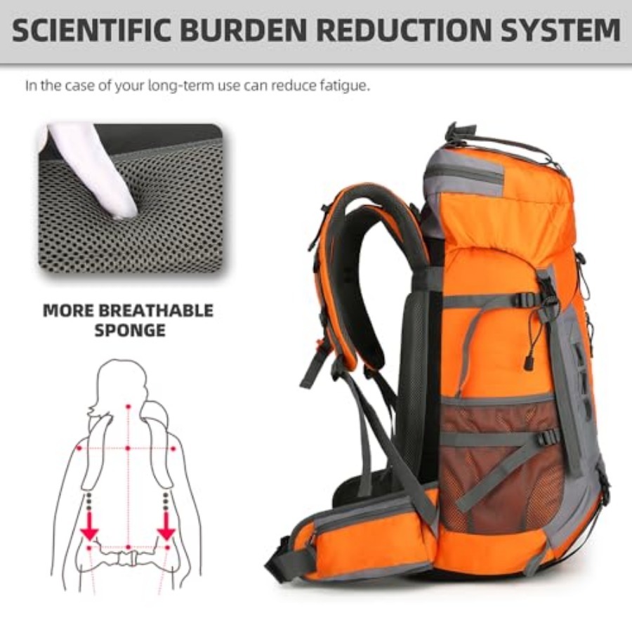 60L Hiking Backpack for Men an - Hiking Backpack Waterproof avis et prix