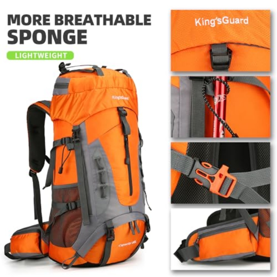 60L Hiking Backpack for Men an - Hiking Backpack Waterproof avis et prix