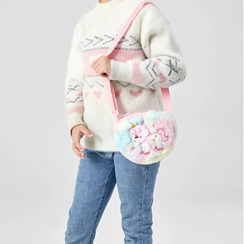 Cute Unicorn For Girls Plush H - Mini Backpack Purse avis et prix