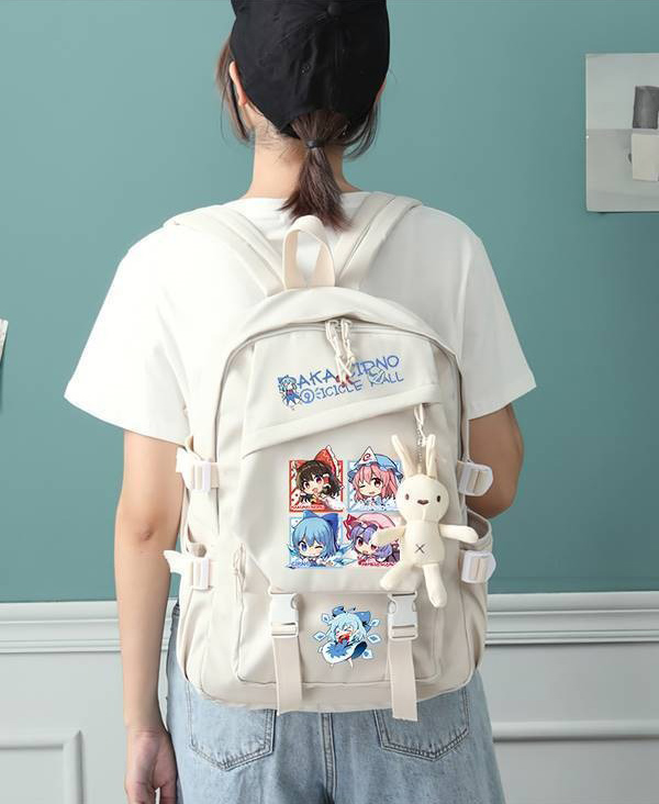 44×31×13cm Black Khaki,Touhou  - School Backpack Teen avis et prix