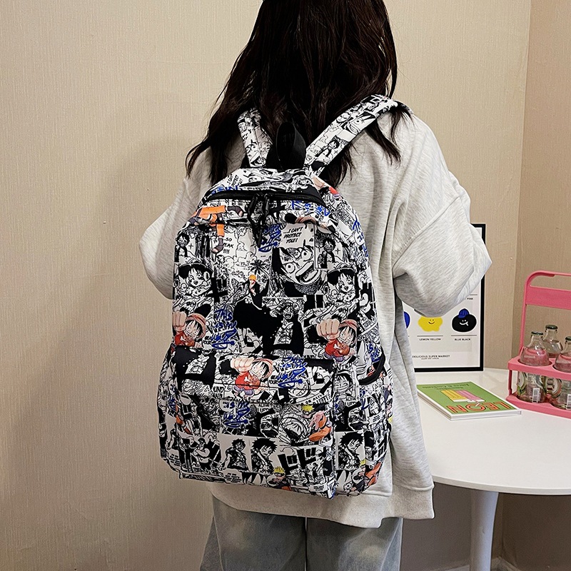 Trendy One Piece Luffy Anime B - School Backpack Teen avis et prix