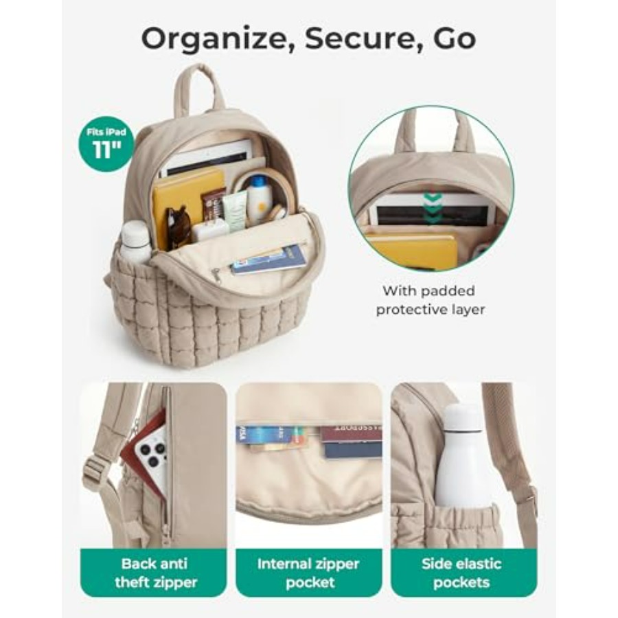 Mini Backpacks for Women, Puff - Mini Backpack Purse avis et prix