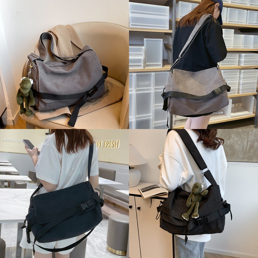 【New Arrival】Black Canvas Cros - Canvas Backpack Casual avis et prix