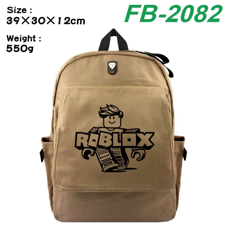 Roblox Fashion Digital Print A - Canvas Backpack Casual avis et prix
