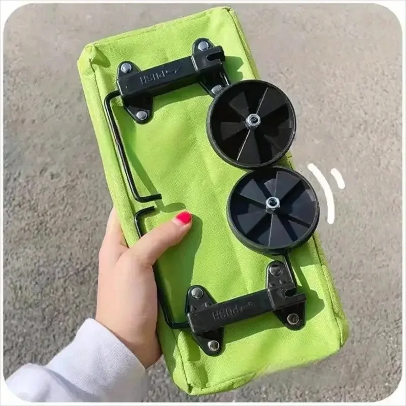 1pc Portable Shopping Cart wit - Foldable Backpack Small avis et prix