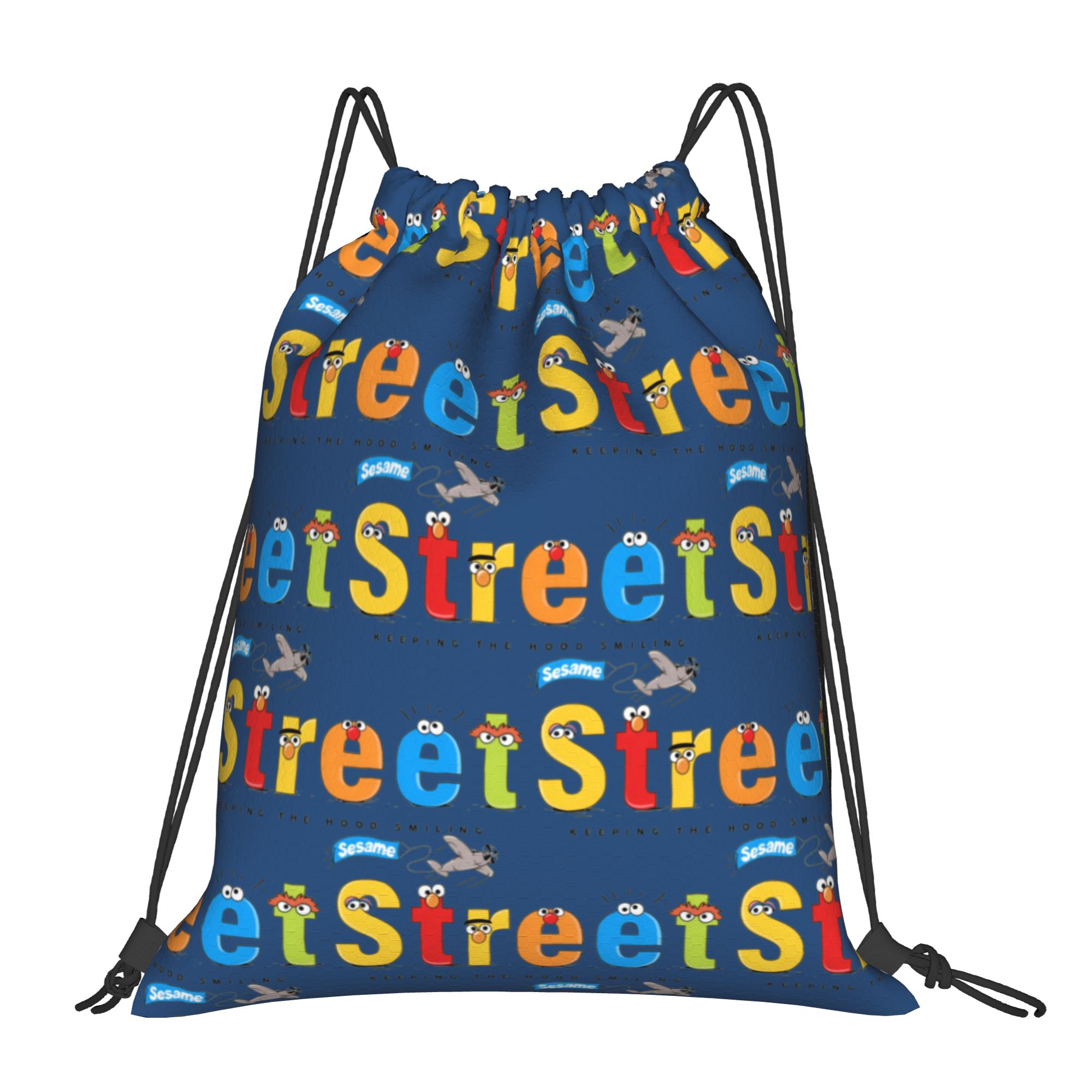 Custom Cookie Monster Drawstri - Drawstring Gym Bag avis et prix