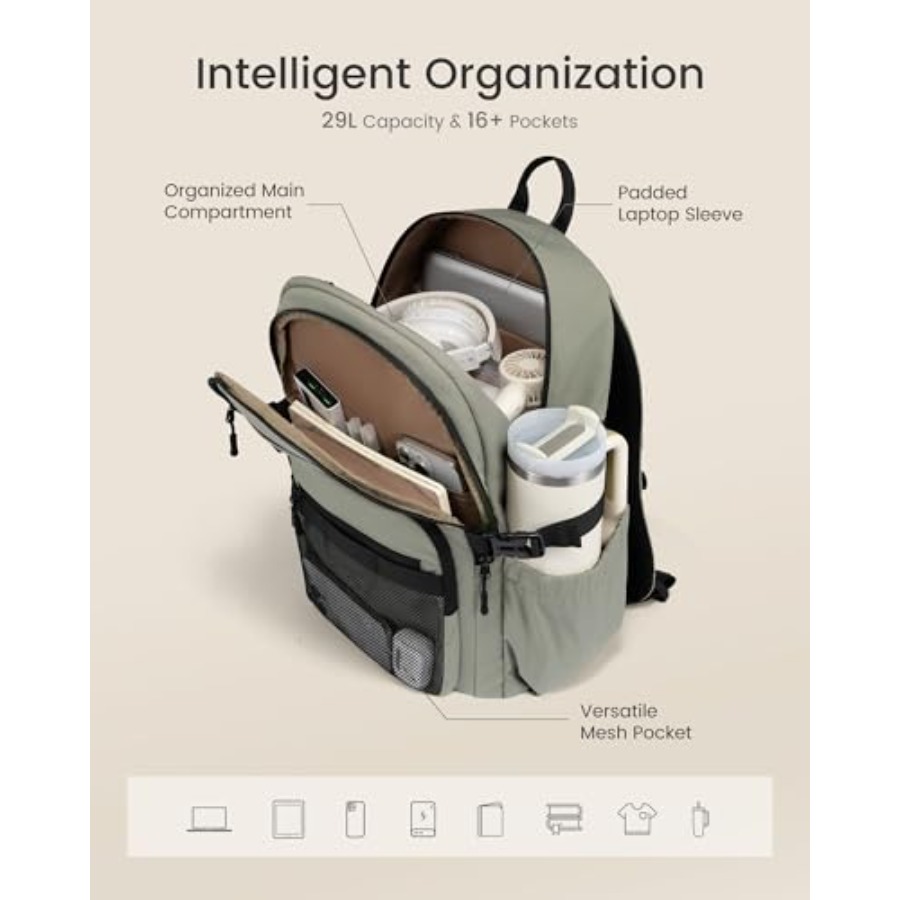 Laptop Backpack Women/Men with - Laptop Backpack 15.6 avis et prix