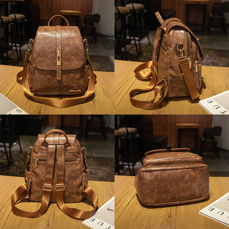 College Women Backpacks Design - Leather Backpack Vintage avis et prix
