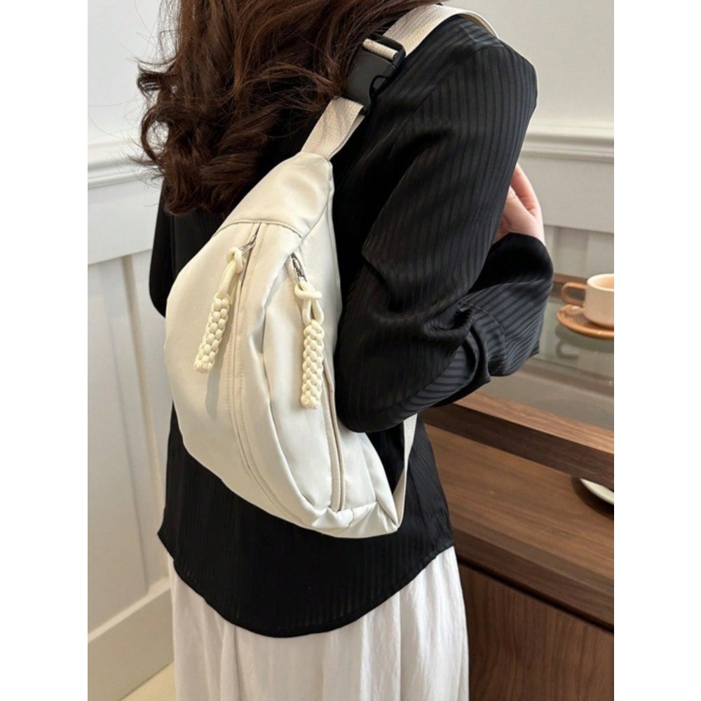 Large Capacity Nylon Chest Bag - Sling Backpack Shoulder avis et prix