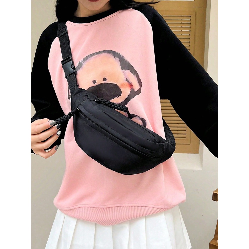 Large Capacity Nylon Chest Bag - Sling Backpack Shoulder avis et prix