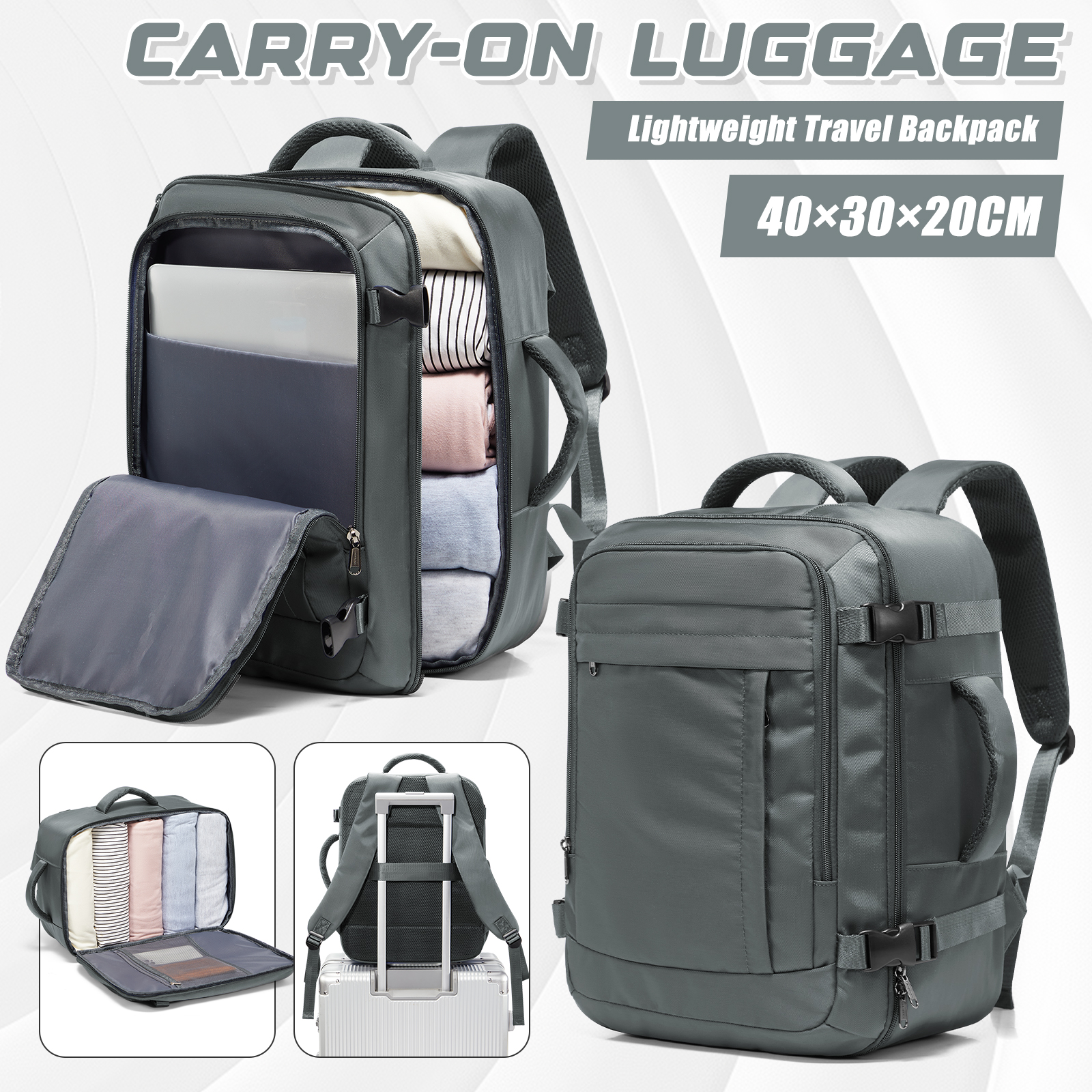 Ryanair Cabin Bags 40x30x20 Un - Canvas Backpack Casual avis et prix