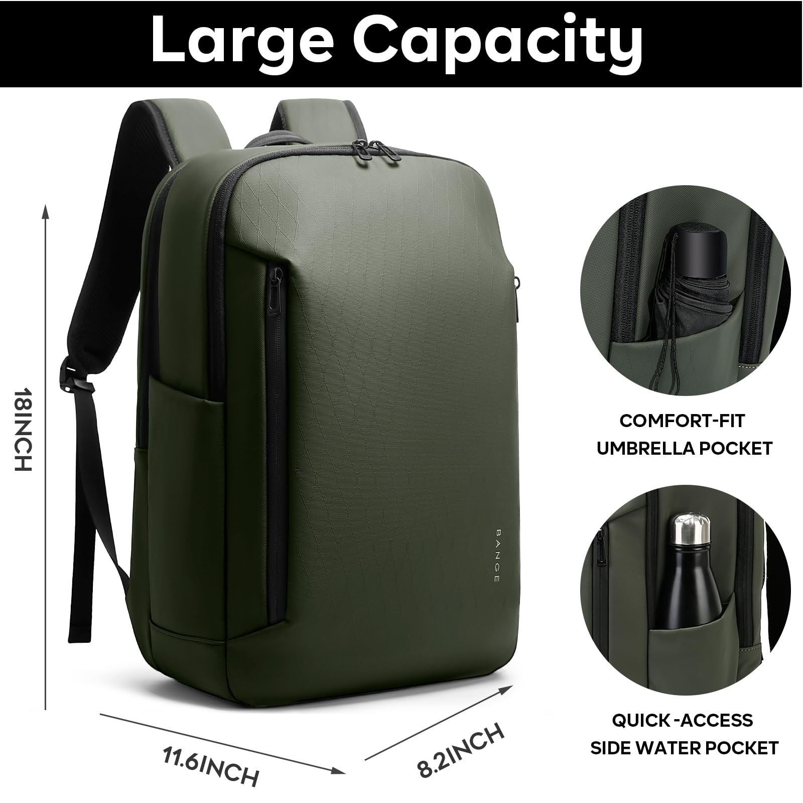 BANGE Fashion Simple Design Wo - Travel Backpack Anti Theft avis et prix