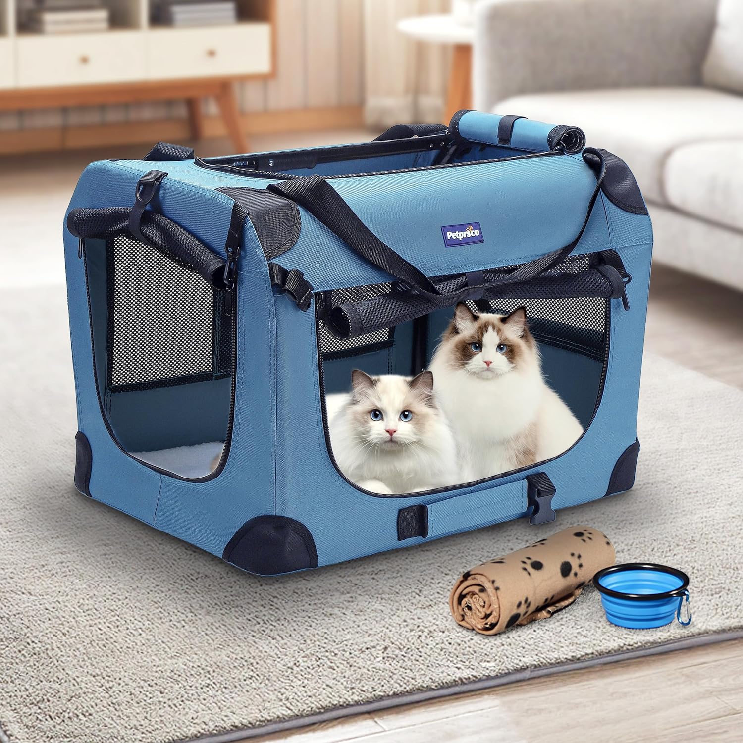 Portable Collapsible Dog Crate - Foldable Backpack Small avis et prix