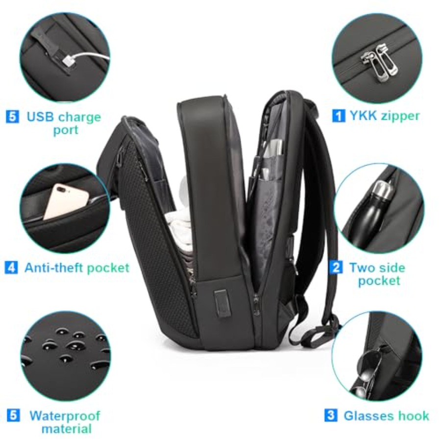 Smart Business Laptop Backpack - Laptop Backpack 15.6 avis et prix