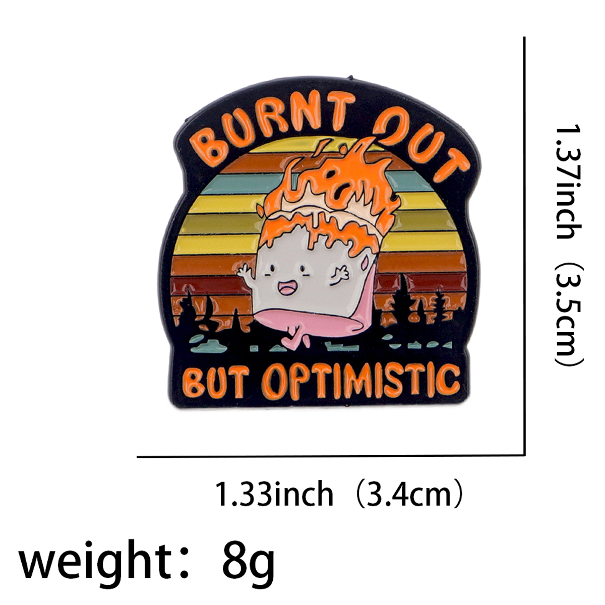 Fire Badges Enamel Pin Brooche - Fashion Backpack Women avis et prix
