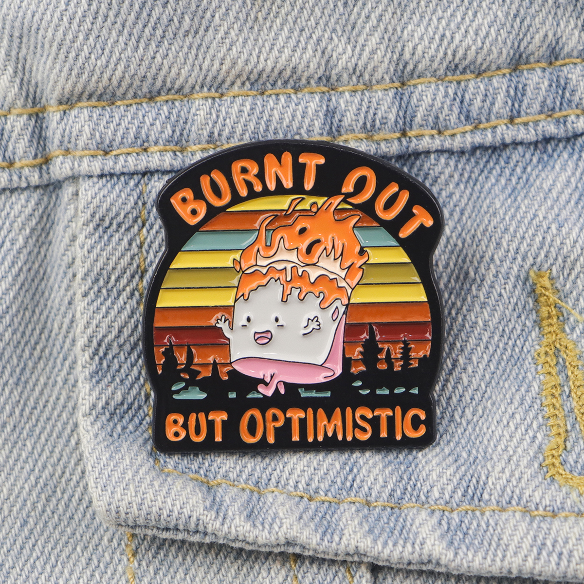 Fire Badges Enamel Pin Brooche - Fashion Backpack Women avis et prix