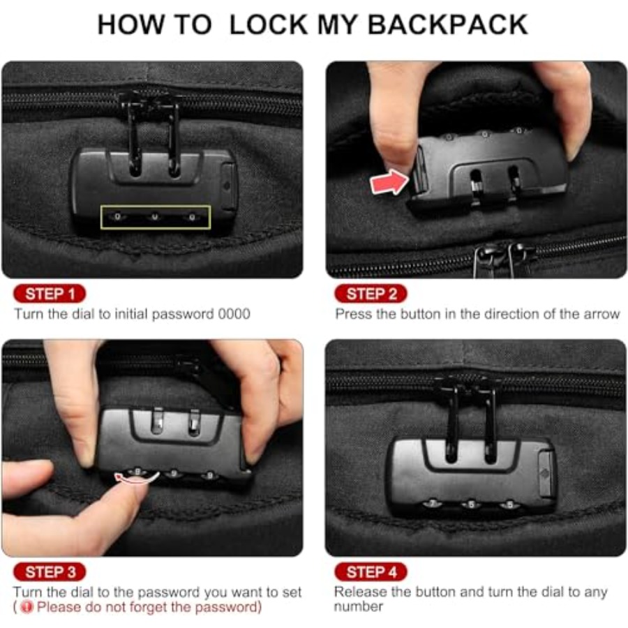 Laptop Backpack for Men Women, - Travel Backpack Anti Theft avis et prix