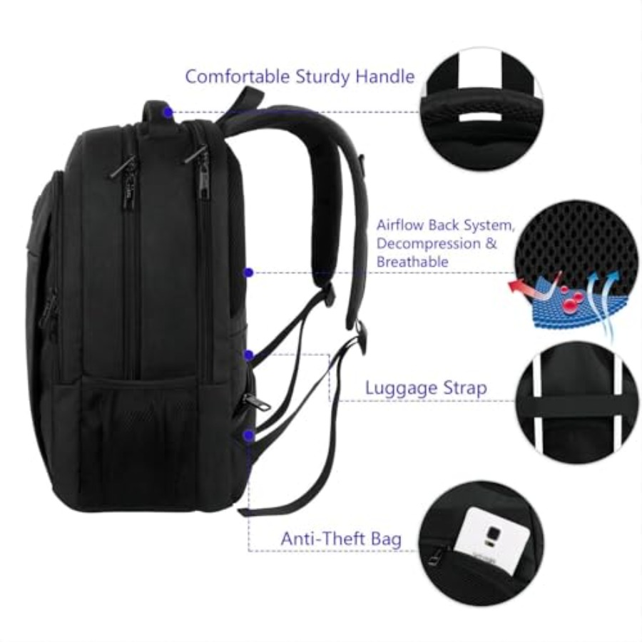 Extra Large Travel Backpack TS - Travel Backpack Anti Theft avis et prix