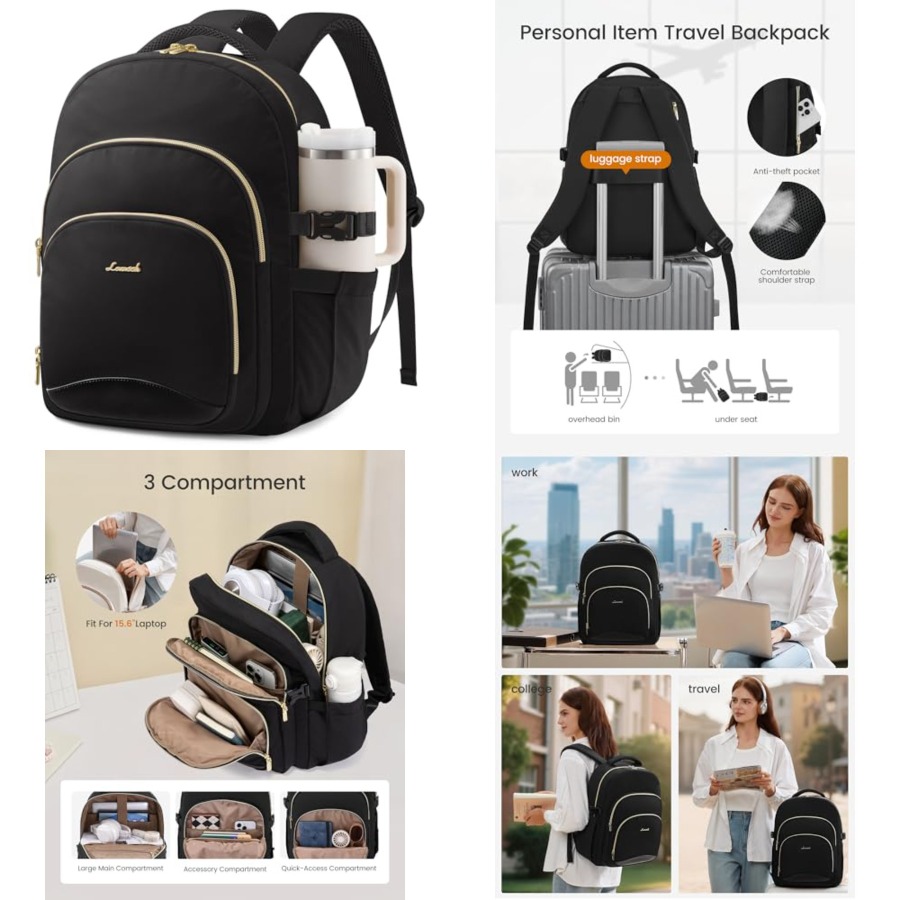 Laptop Backpack for Women, Wor - School Backpack Teen avis et prix