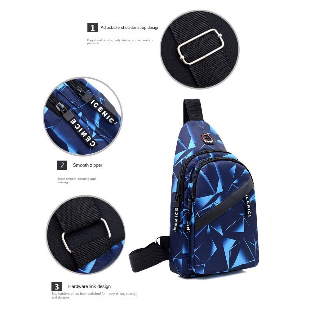 Fashion 2-Layer Chest bag Trav - Sling Backpack Shoulder avis et prix