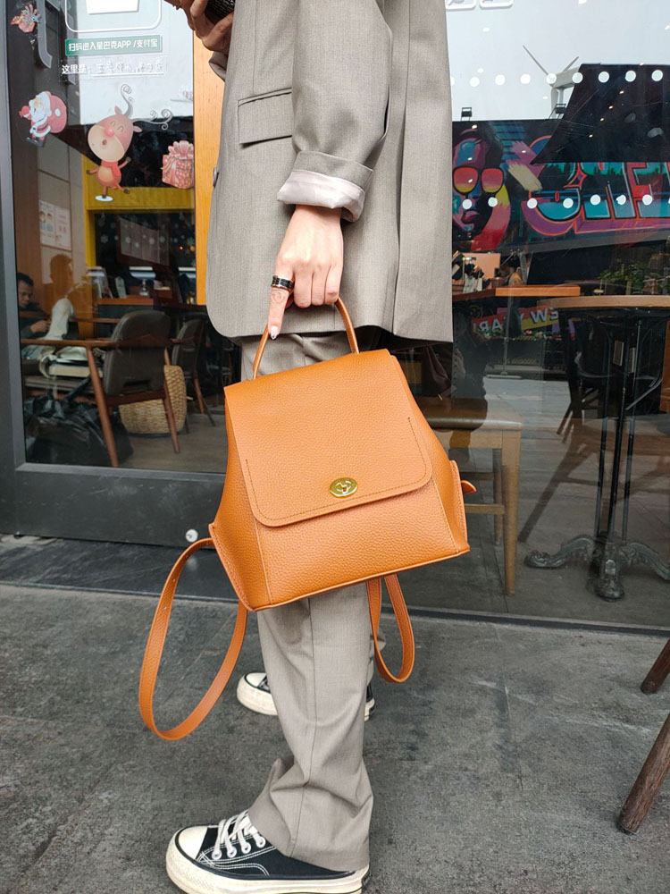Genuine Leather Backpack Women - Leather Backpack Vintage avis et prix
