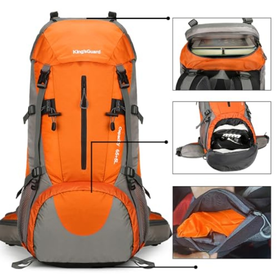 70L Hiking Backpack with Rain  - Hiking Backpack Waterproof avis et prix