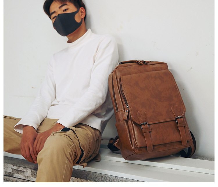 New Arrival PU Leather Backpac - Business Backpack Brief avis et prix
