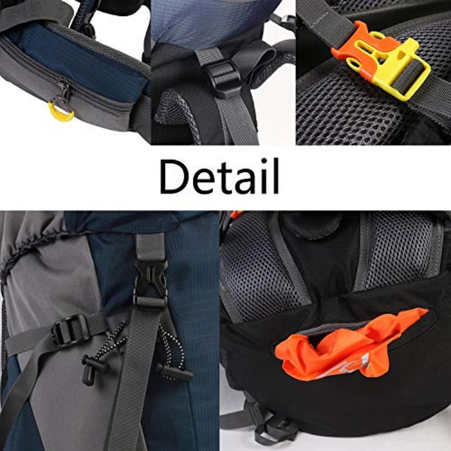 50L Hiking Backpack Men Campin - Rain Cover Backpack avis et prix