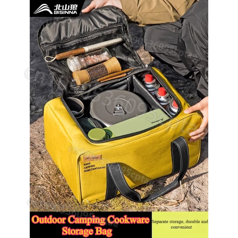 Portable Camping Cookware Set  - Foldable Backpack Small avis et prix