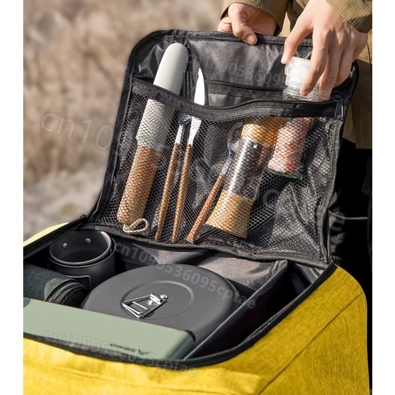 Portable Camping Cookware Set  - Foldable Backpack Small avis et prix