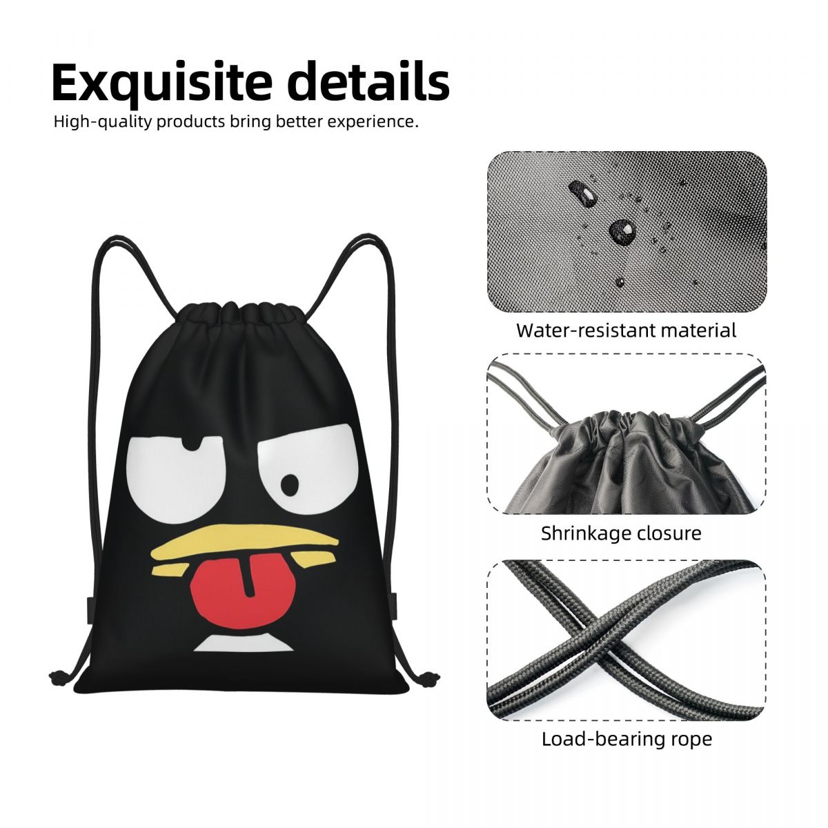 Badtzs Marus  Penguin Drawstri - Drawstring Gym Bag avis et prix