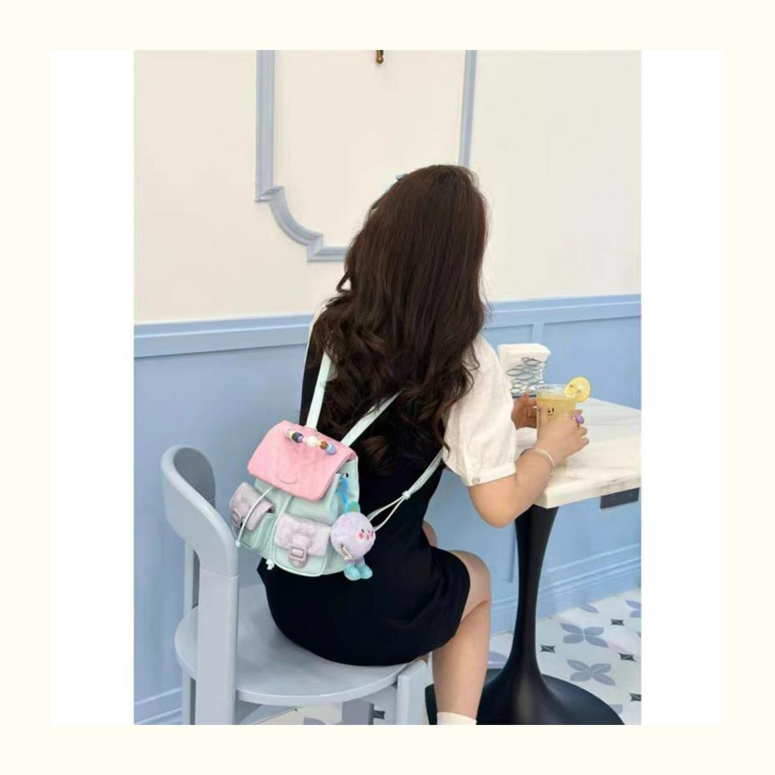 JIAERDI Sweet Cute Y2k Mochila - Leather Backpack Vintage avis et prix