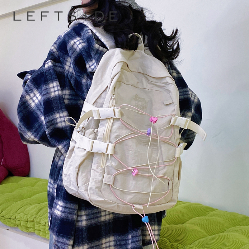 LEFTSIDE Women's Nylon Backpac - School Backpack Teen avis et prix